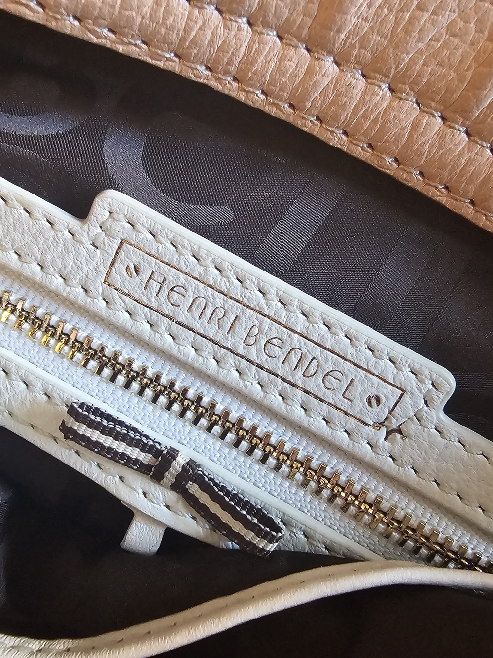 Henri Bendel New York Pebbled Leather Crossbody Bag - Picture 4 of 11